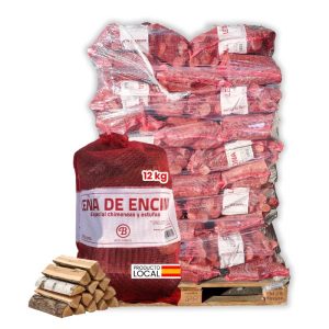 Comprar Palet de Leña de Encina 600kg | Envío a Domicilio