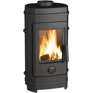 Estufa de Leña Remilly 7 kW Verde Llama 7* – Leños 34 cm