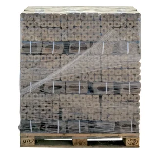 Palet de briquetas de madera de 890 kg