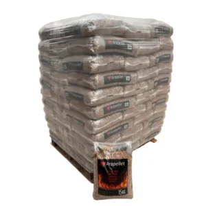 Pellets Arapellet – Palet de 77 sacos de 15 kg (1.155 kg)