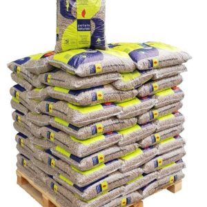 Pellets Asturias – Palet de 72 sacos de 15 kg (1.080 kg) Certificado ENplus