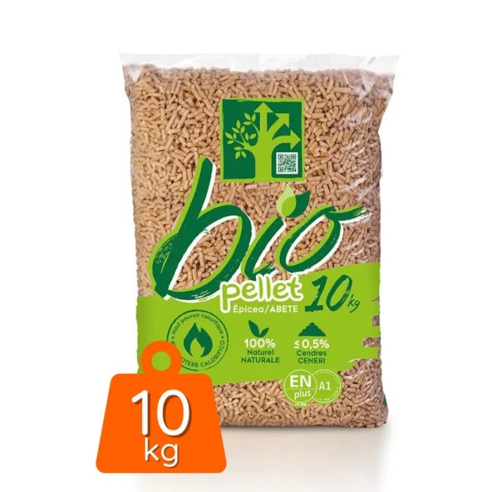 Pellets de madera 100% resinosa – BIO PELLET EnPlus A1 – BOLSA 10kg – Ecoservicios y Biomateriales S.L. - Imagen 3
